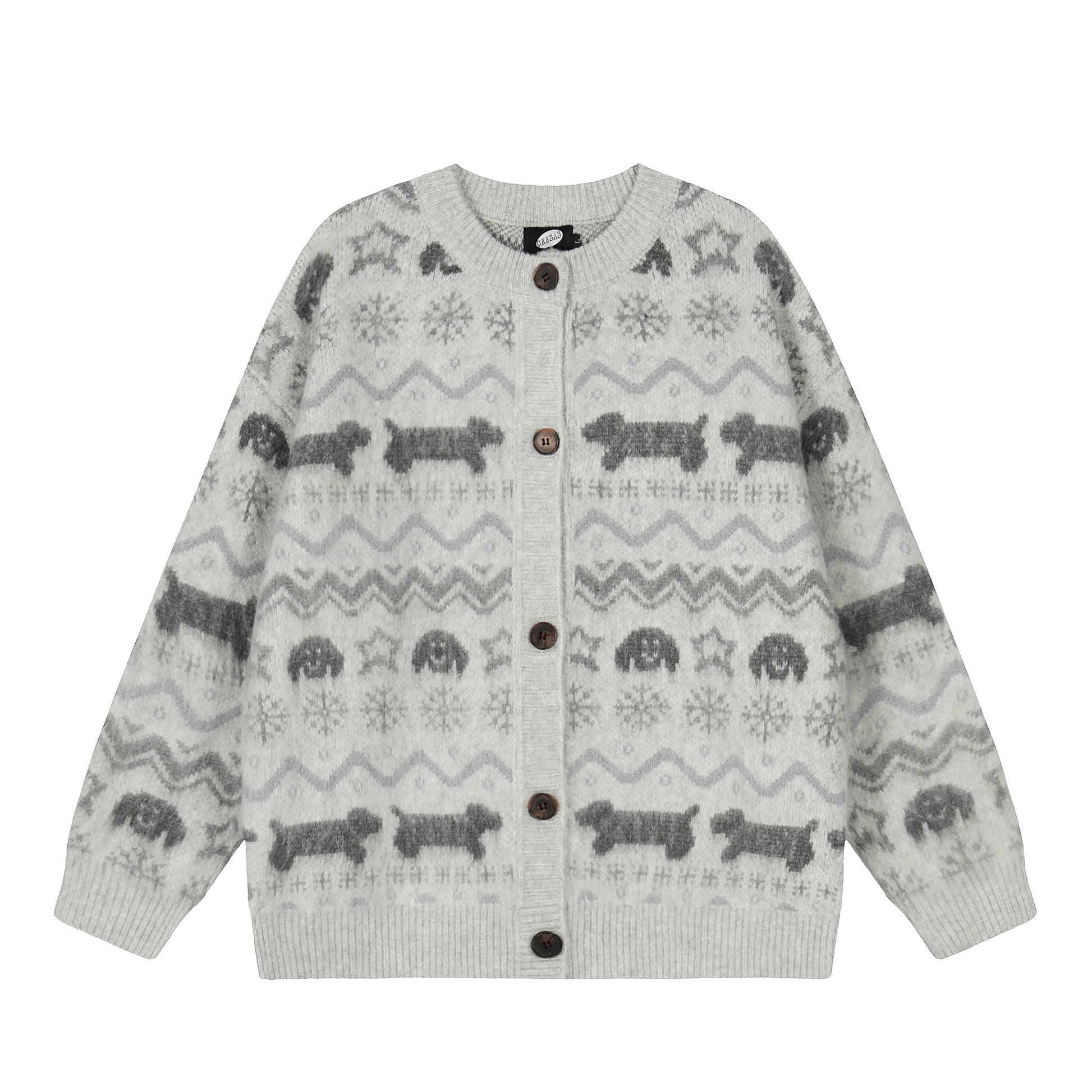 Puppy Fair | Button-Up Cardigan Sweater - Santo 