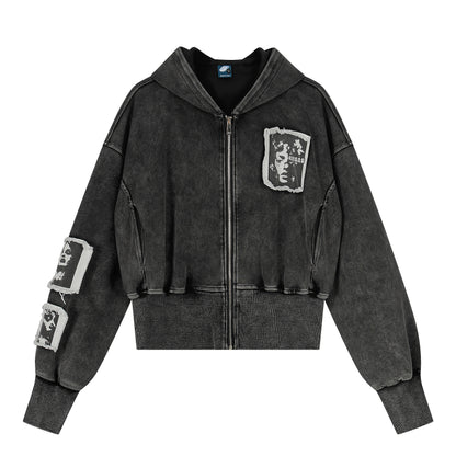 TIE SHADE | Ombre Button Shirt with Clip-on Tie - Santo 