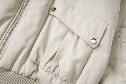 Faux Edge | Belted Vegan Leather Moto Jacket