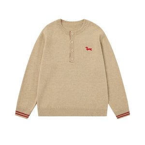 Winston | Dual-Collar Cable Knit Sweater