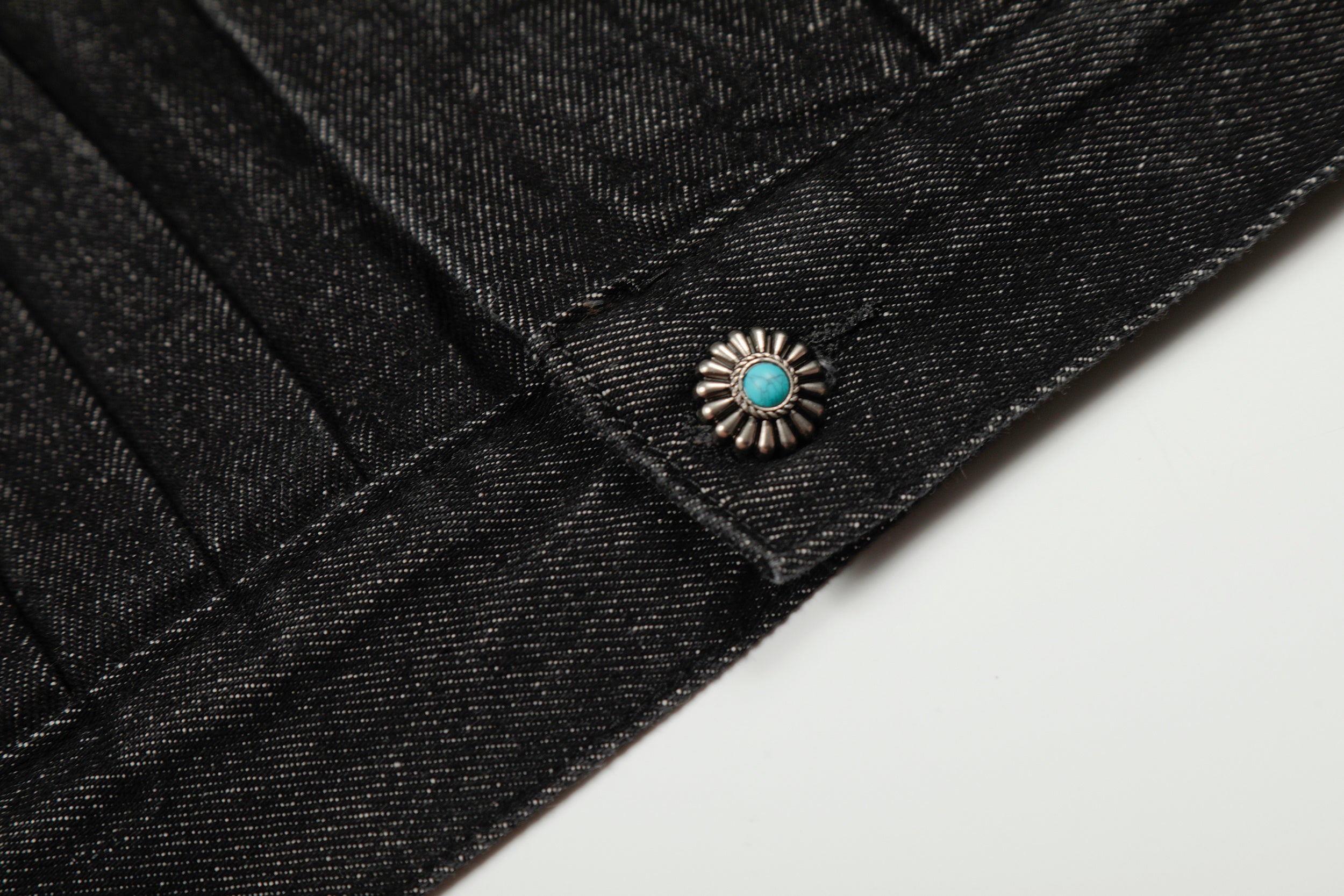 Fortune Grip | Buckled Washed Denim Jacket