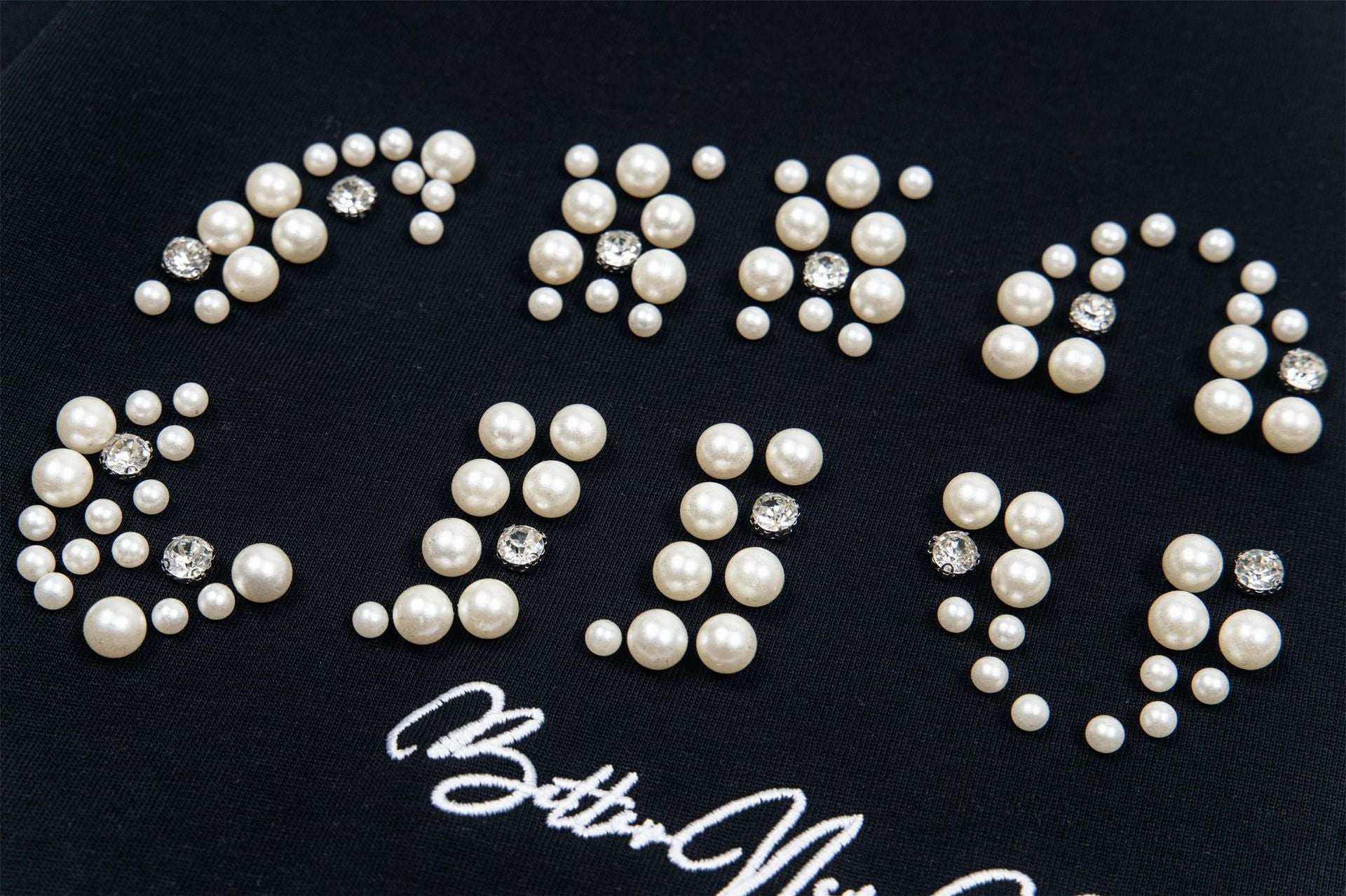 Pearl Studded | Statement Graphic Tee