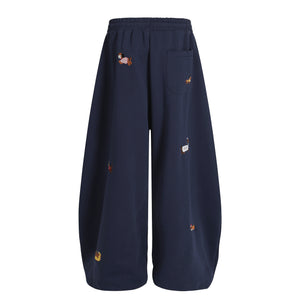 Embroidery | Dog Baggy Barrel Sweatpants