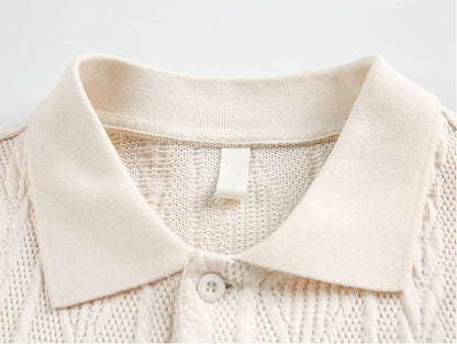 Cable Knit | Basic T-Shirt - Santo 
