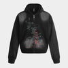 Grunge Street Print | Zip Up Hoodie