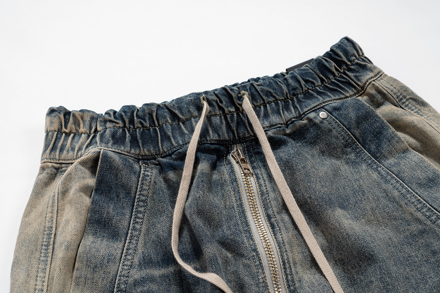 Wide Leg Multi-Pocket Straight | Loose Jeans