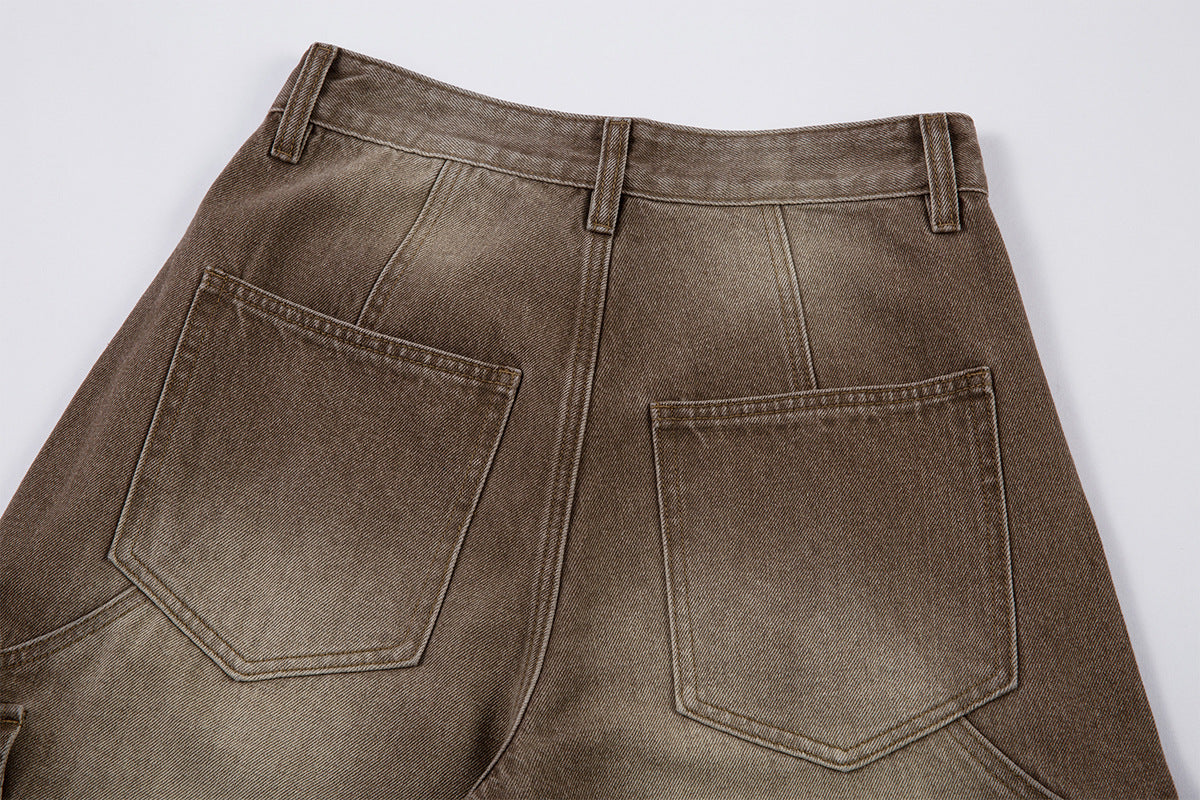 Vintage Washed Workwear | Barrel Jeans - Santo 