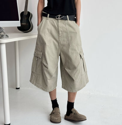 Adjustable Waist | Cargo Shorts - Santo 