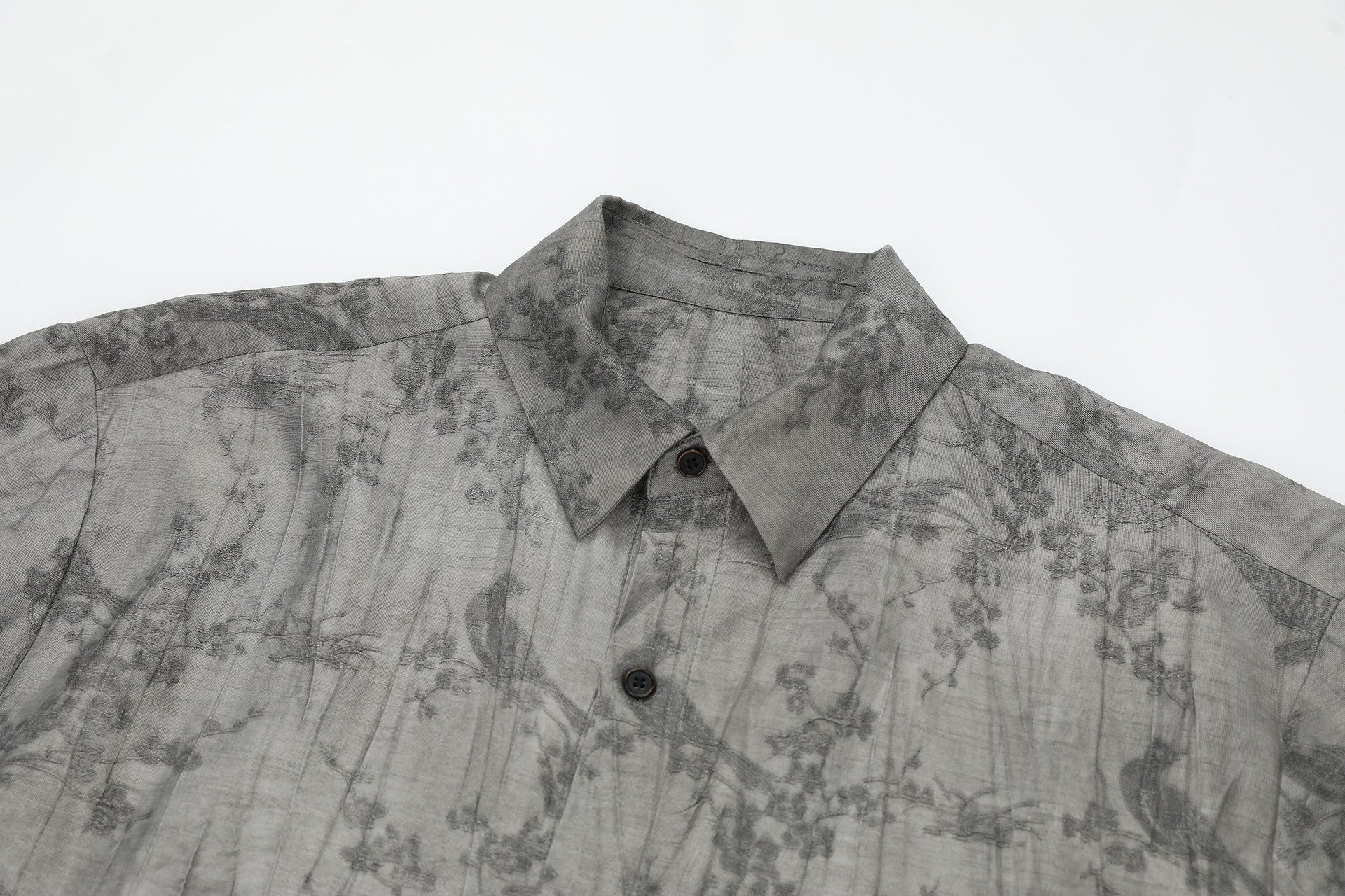 Crinkled Texture | Oversized T-Shirt - Santo 