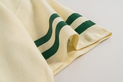 Embro Core |  Embroidered Varsity Polo Shirt - Santo 