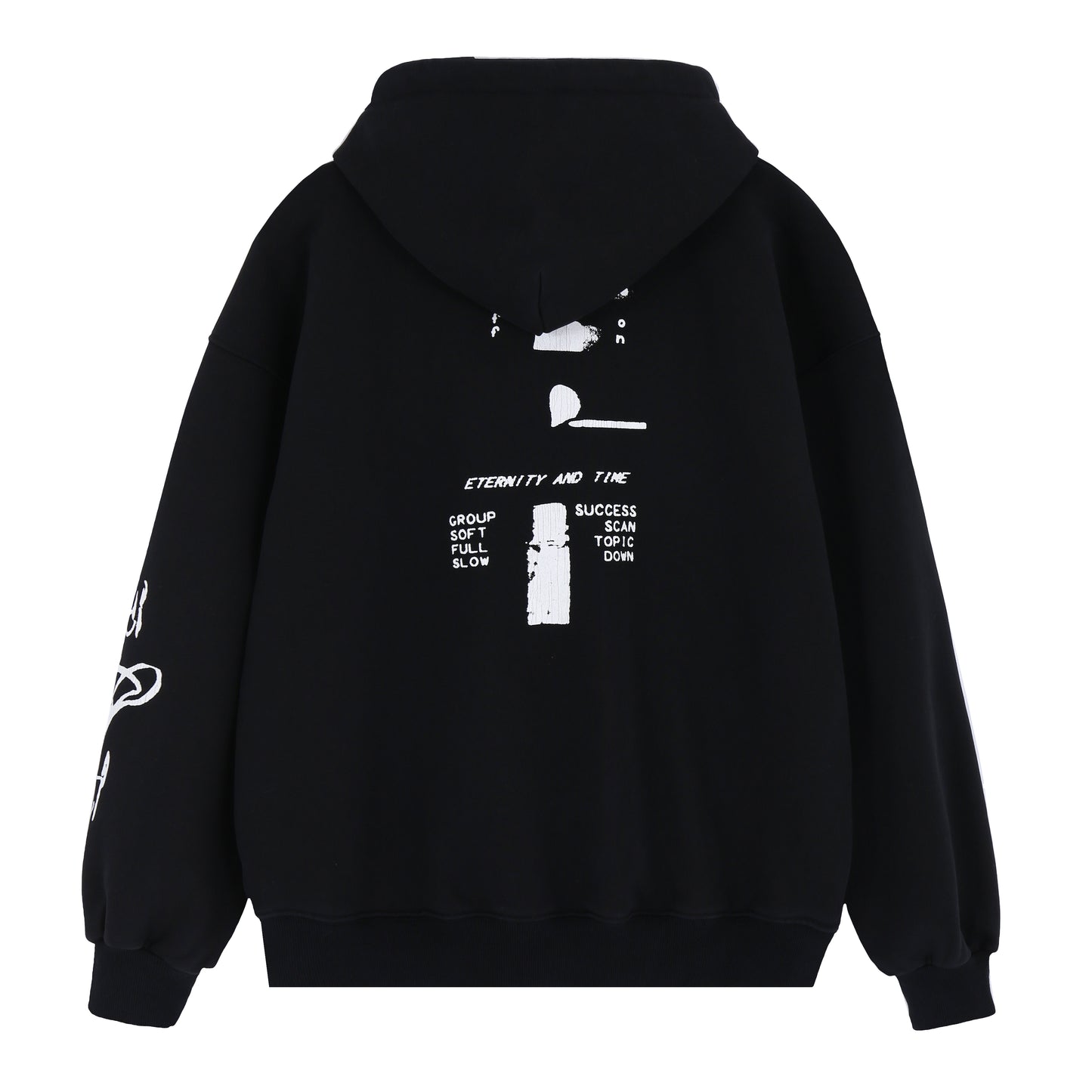 Abstract Look | Artistic Print Hoodie - Santo 