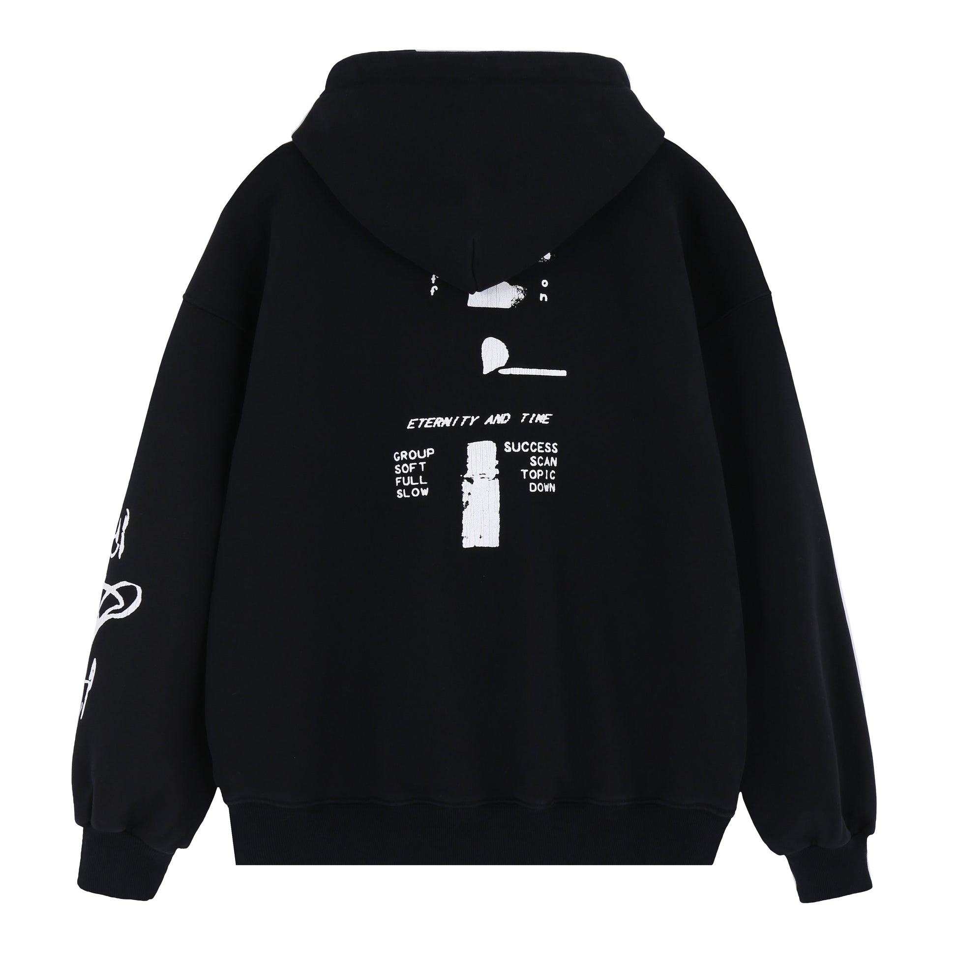 Abstract Look | Artistic Print Hoodie - Santo 