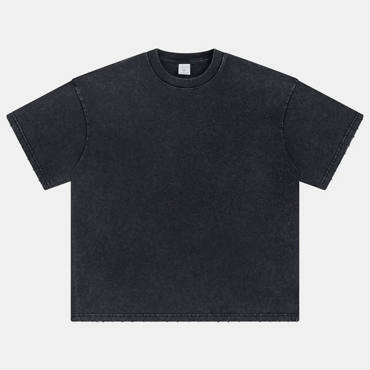 Washed Edge Distressed | Basic T-Shirt - Santo 