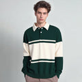 Classic Stripes | Timeless Polo Sweatshirt - Santo 
