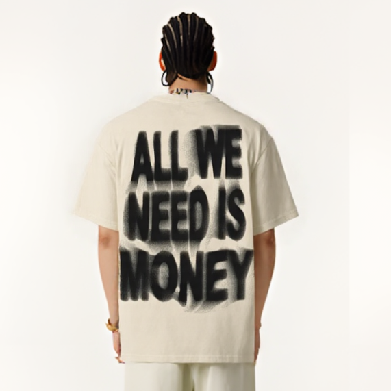 All We Need Is Money | Graffiti Tee - Santo 