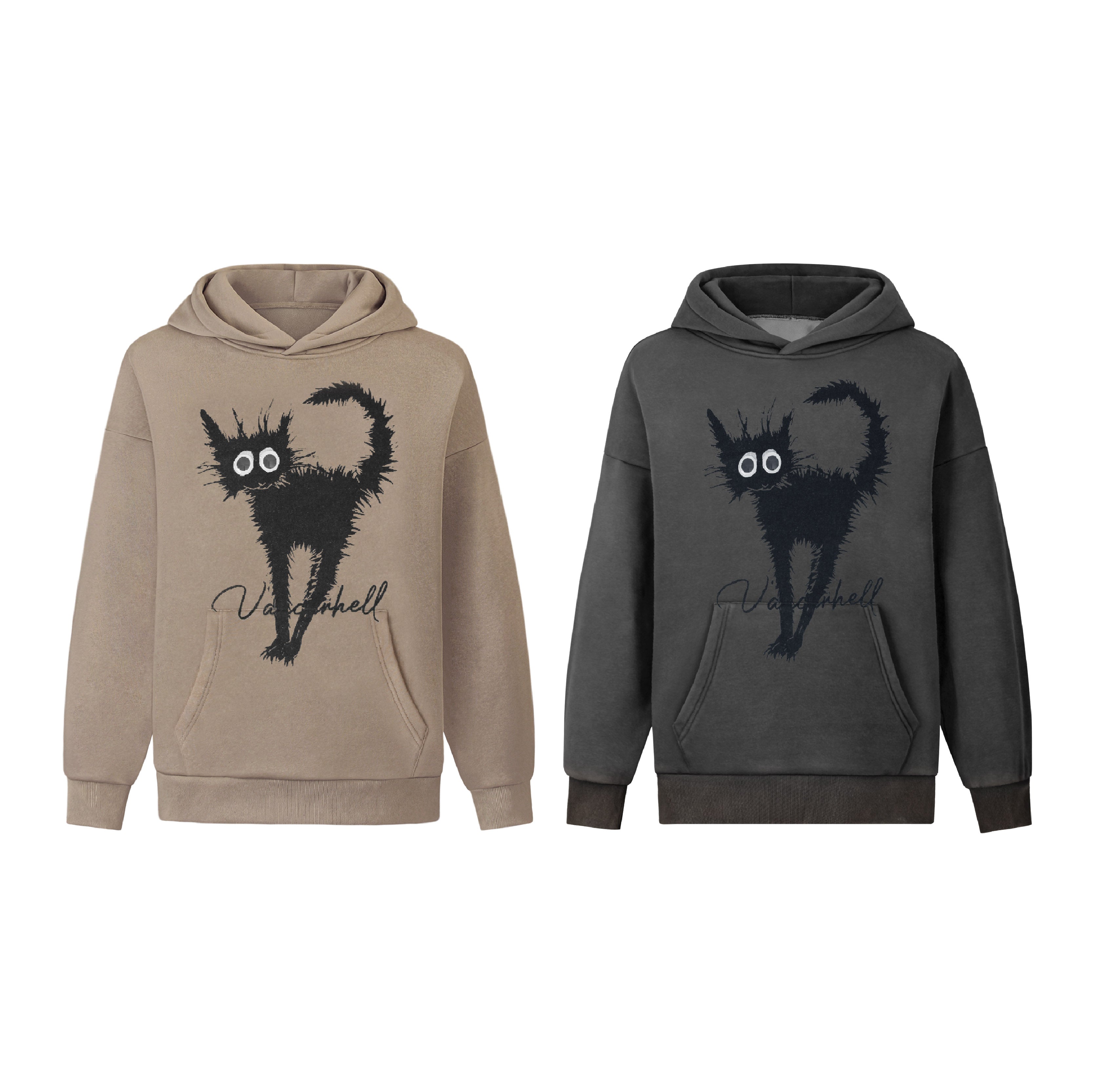 Whisker Edge | Cat Graphic Hoodie