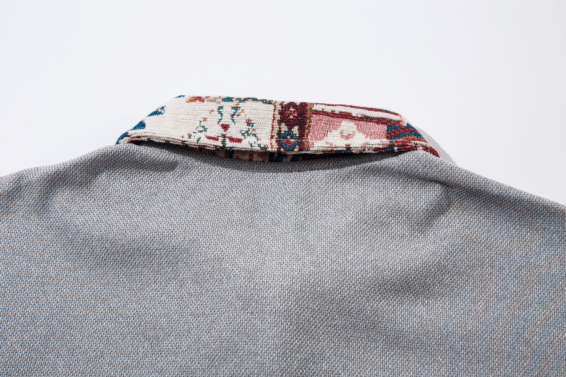 Patchwork Collar Design | Polo Shirt - Santo 