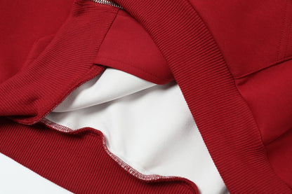 Rhinestone Heart | Zip-Up Hoodie - Santo 