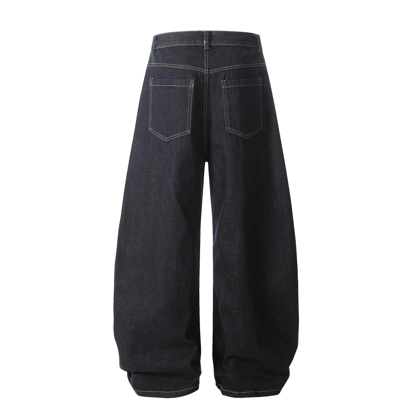 Gingham Tie Barrel | Baggy Jeans - Santo 