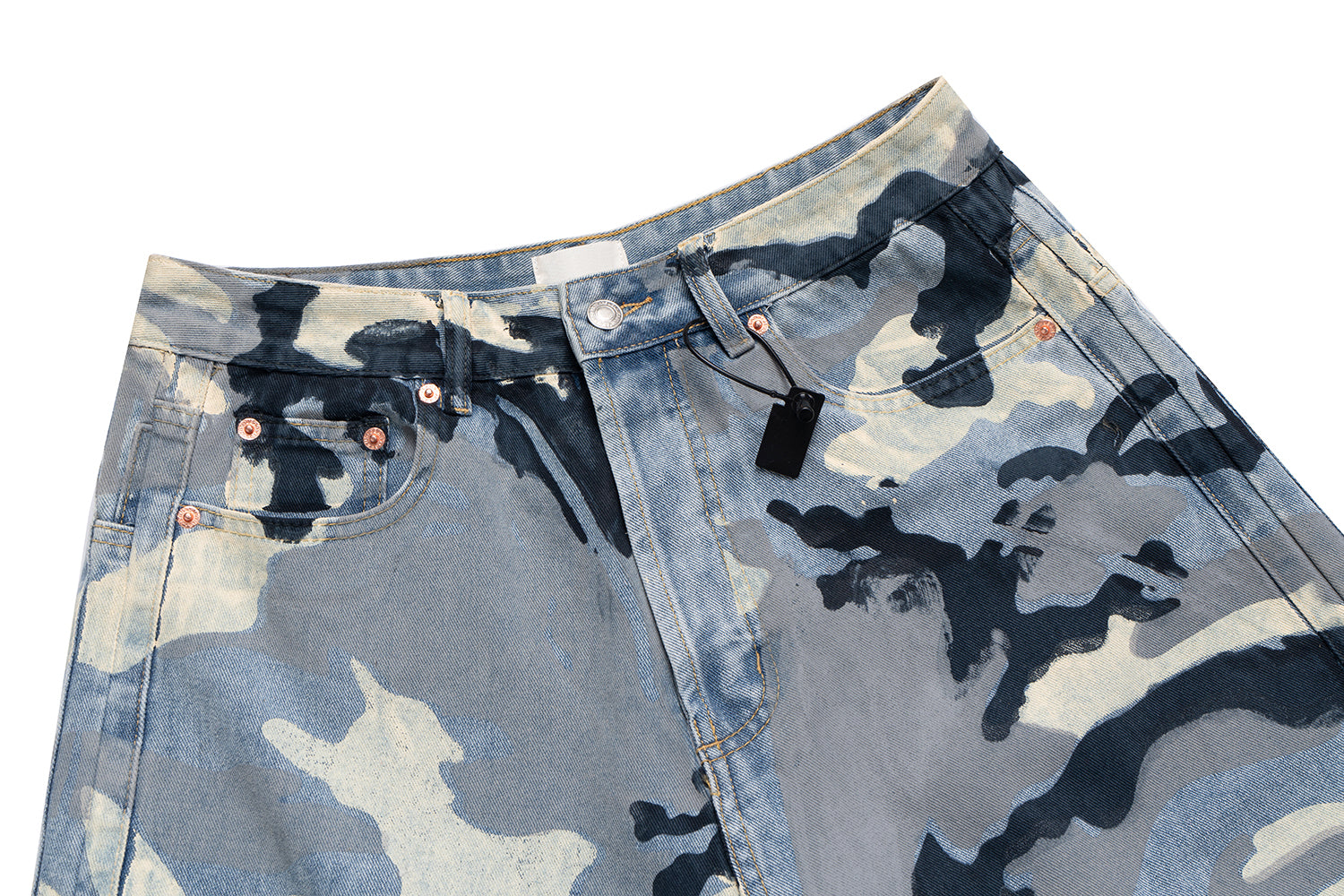 Camo Wide Leg | Baggy Jeans - Santo 