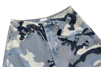 Camo Wide Leg | Baggy Jeans - Santo 