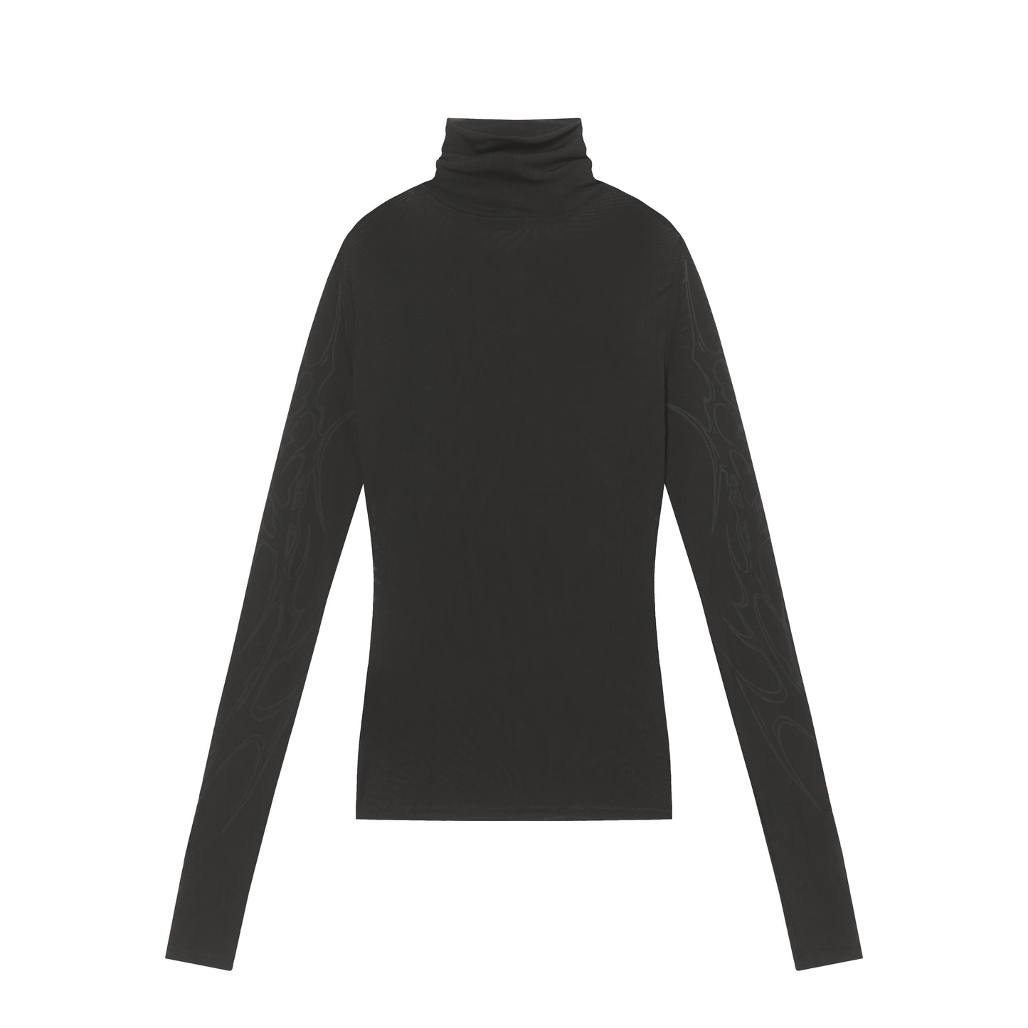 Streetwear Gothic Print | Turtleneck Sweatshirt - Santo 