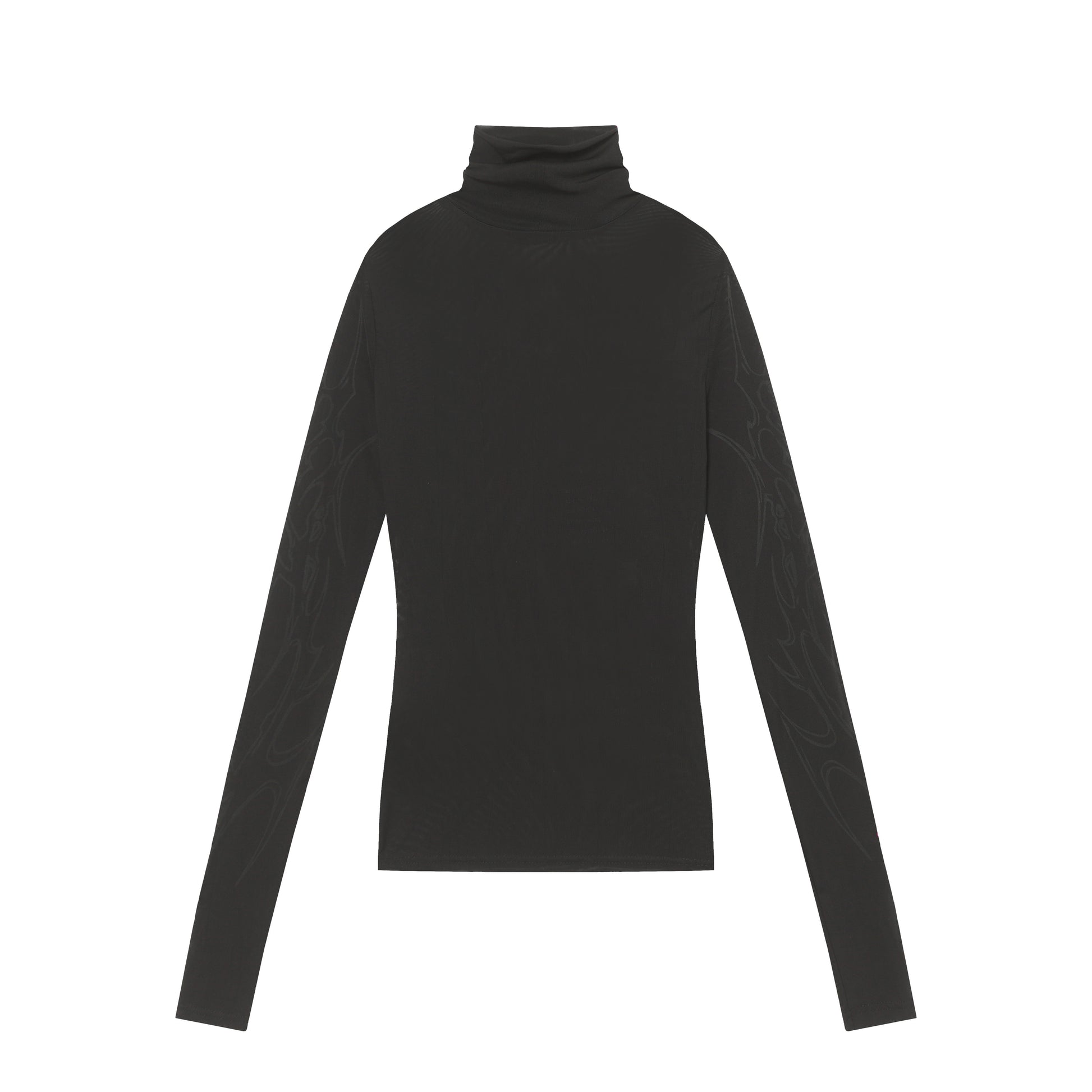 Streetwear Gothic Print | Turtleneck Sweatshirt - Santo 