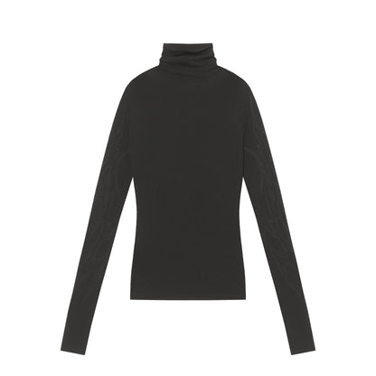 Streetwear Gothic Print | Turtleneck Sweatshirt - Santo 