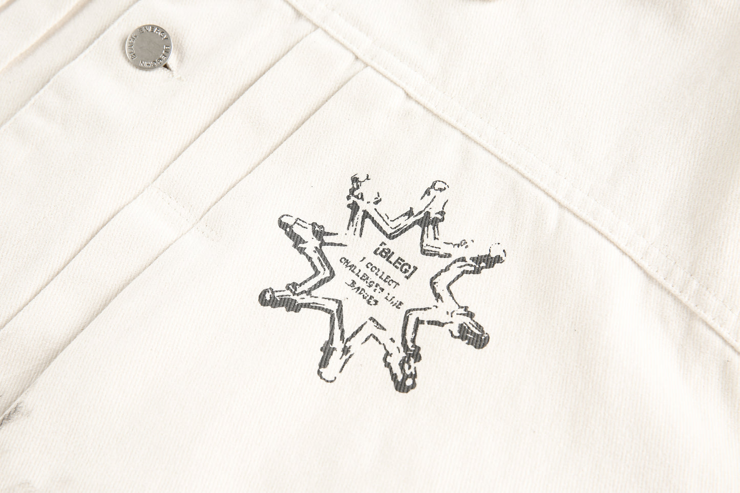 Distressed Washed Graphic | Street Jacket - Santo 