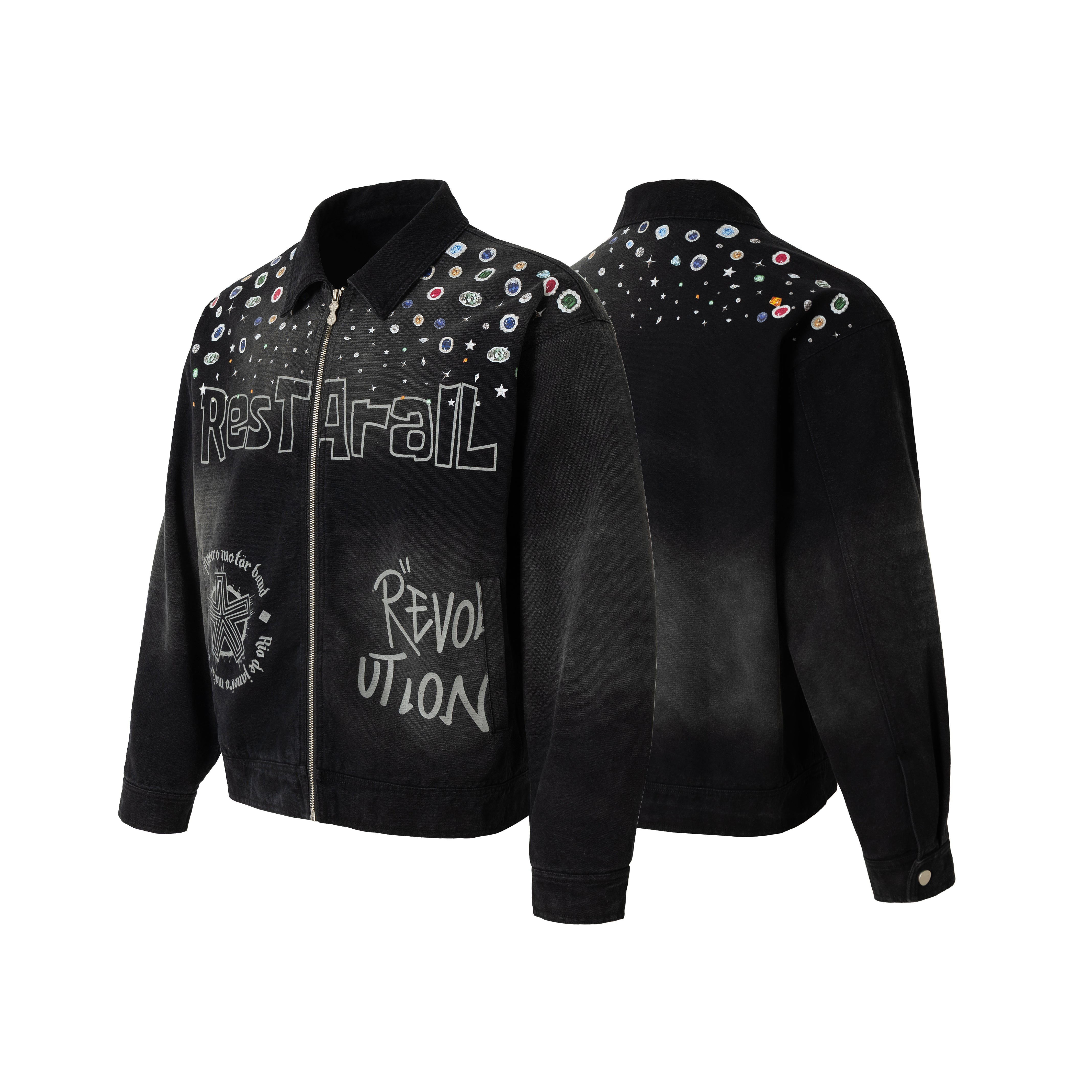 Hip-hop Graffiti Stars | Zip-Up Jacket