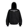 E.T. | Grafik-Kapuzenpullover in Übergröße