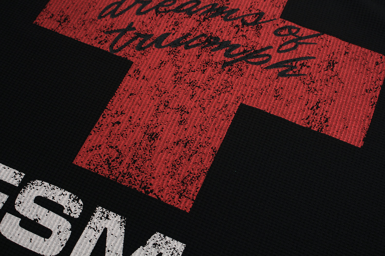 Distressed Cross Graphic | Punk Sweatshirt - Santo 