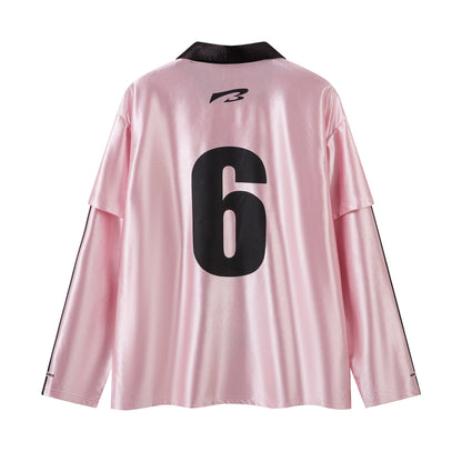 Number 6 | Long Sleeve T-Shirt - Santo 