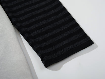 Gothic Knight Print | Layered Long Sleeve T-Shirt - Santo 