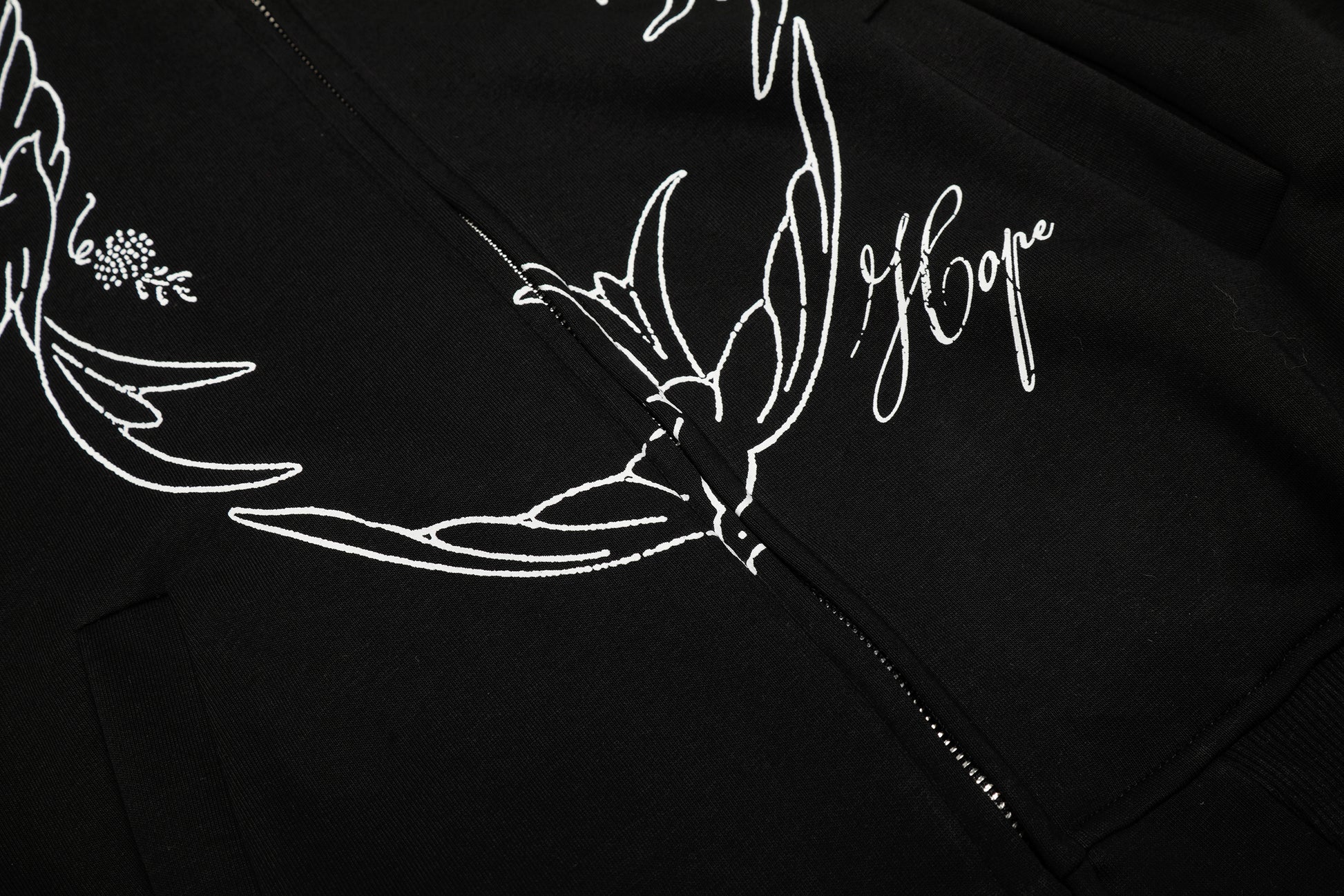 Doves Hope | Oversized Zip Up Hoodie - Santo 