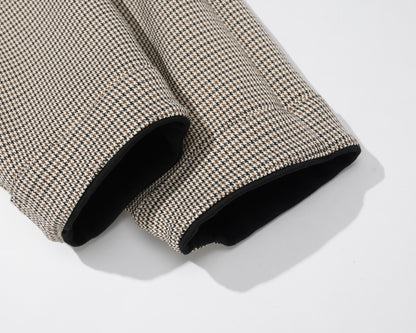 Houndstooth | Zip Up Hoodie - Santo 