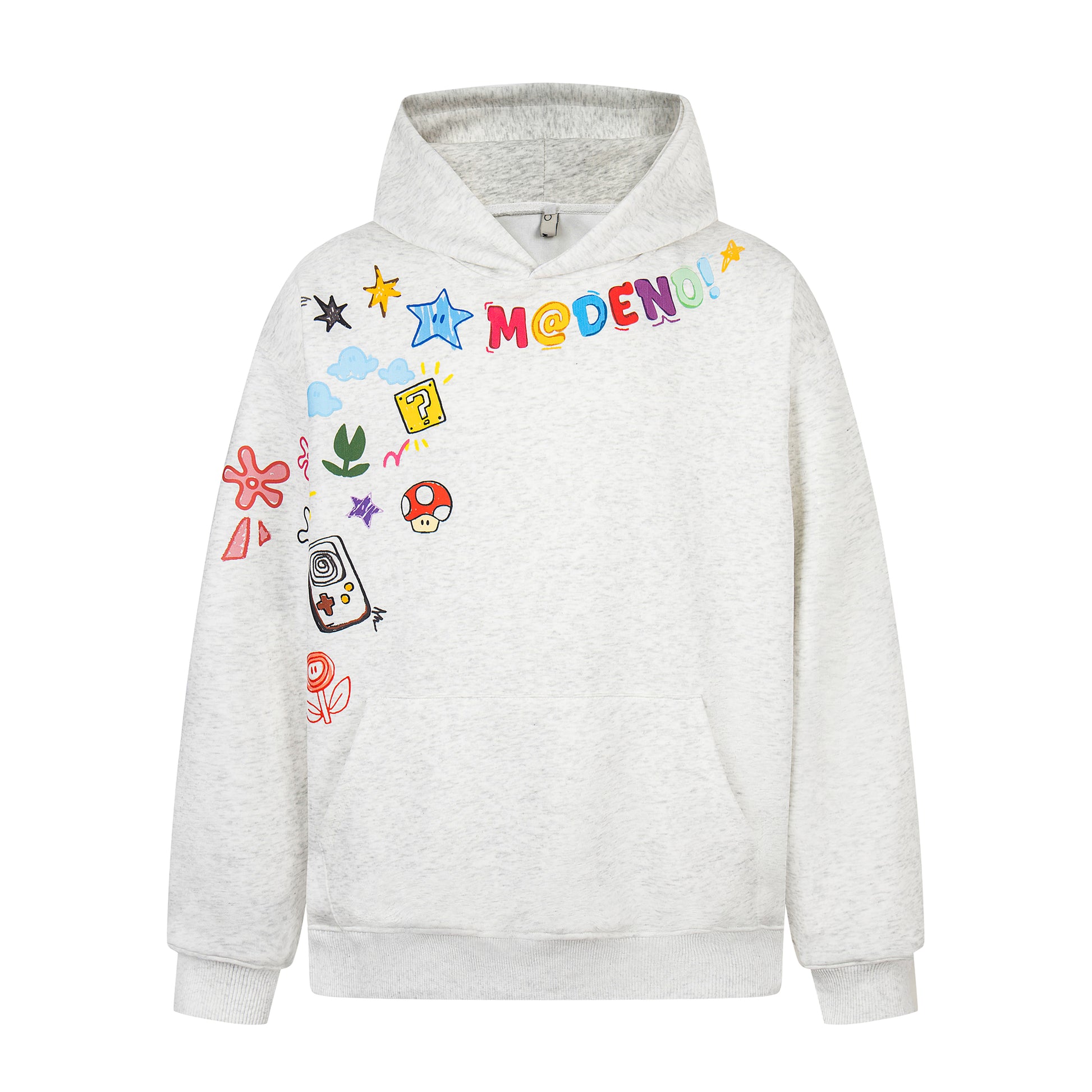 Graffiti Cartoon Print | Pullover Hoodie - Santo 
