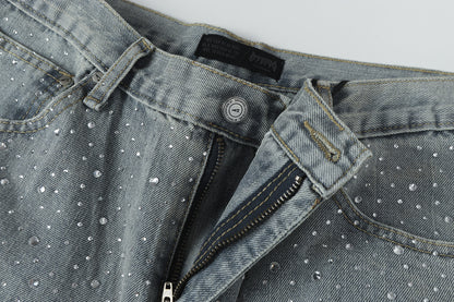 Sparkling Rhinestone | Denim jeans - Santo 
