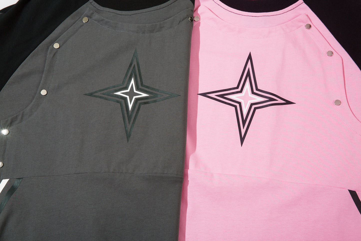 Star Panel Contrast | Patchwork Sweatshirt - Santo 