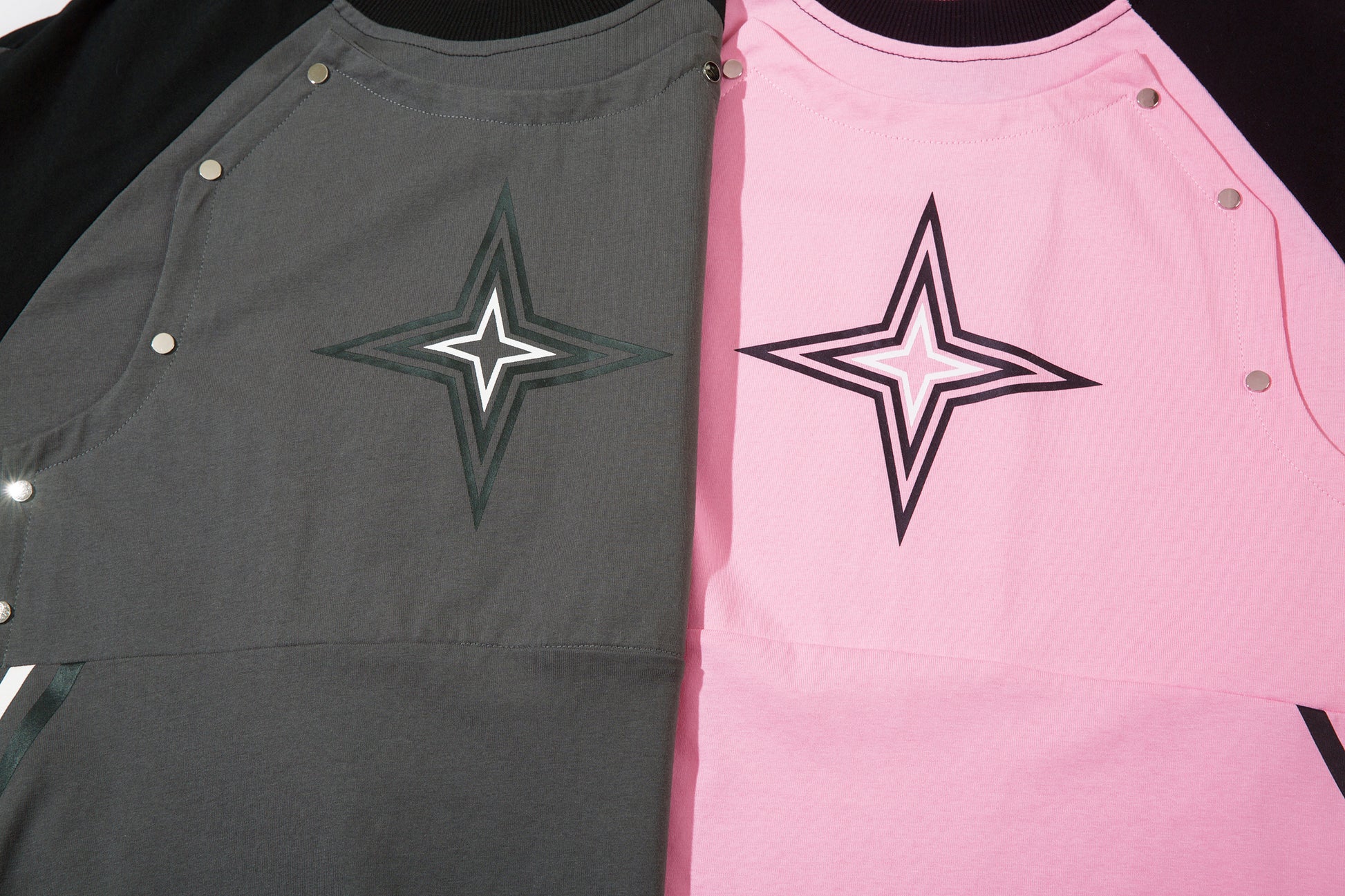 Star Panel Contrast | Patchwork Sweatshirt - Santo 