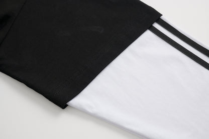 Layered Sleeve Design | Patchwork Sweatshirt - Santo 