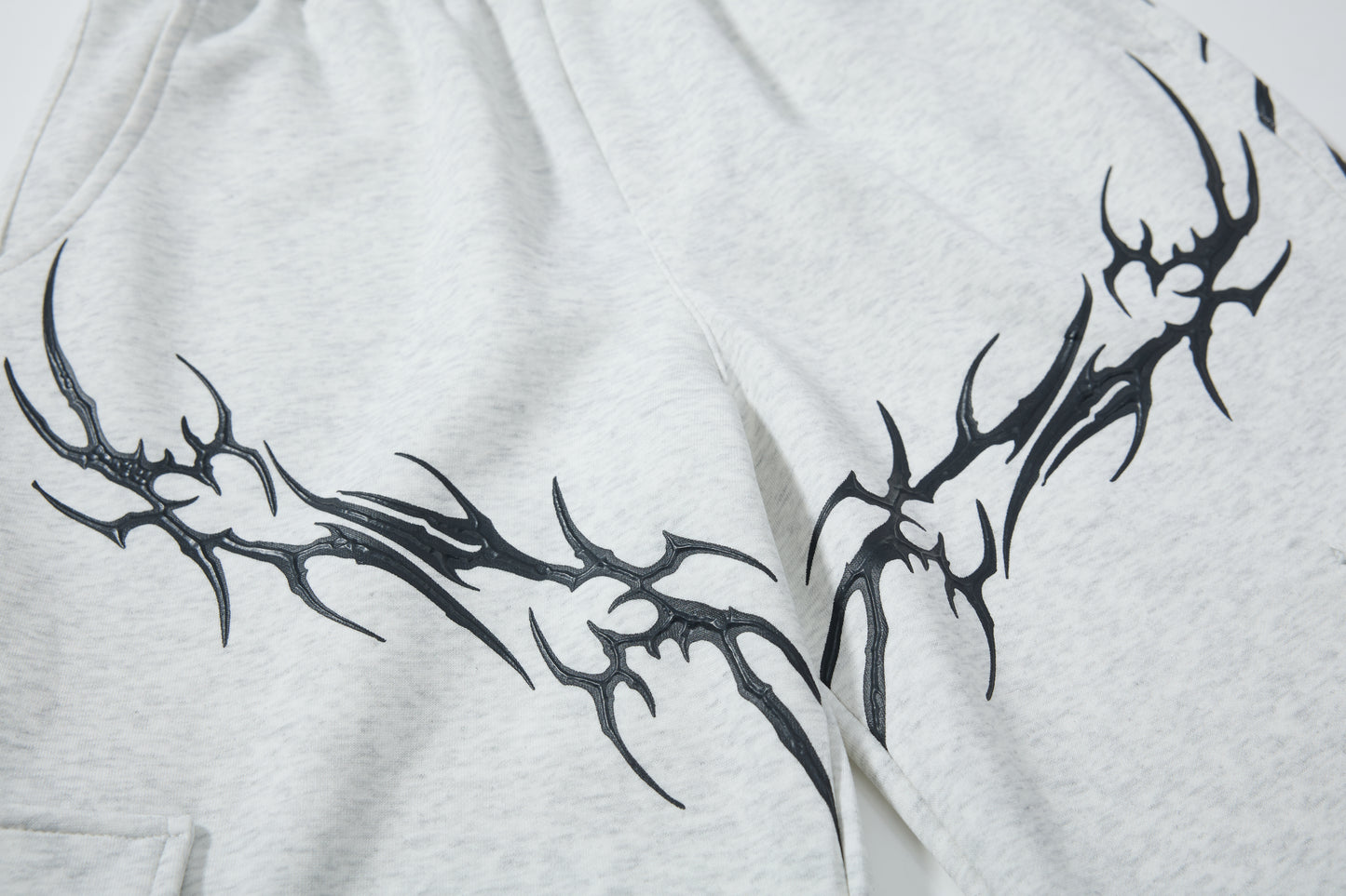 Barbed Flame Print | Graphic Sweatpants - Santo 