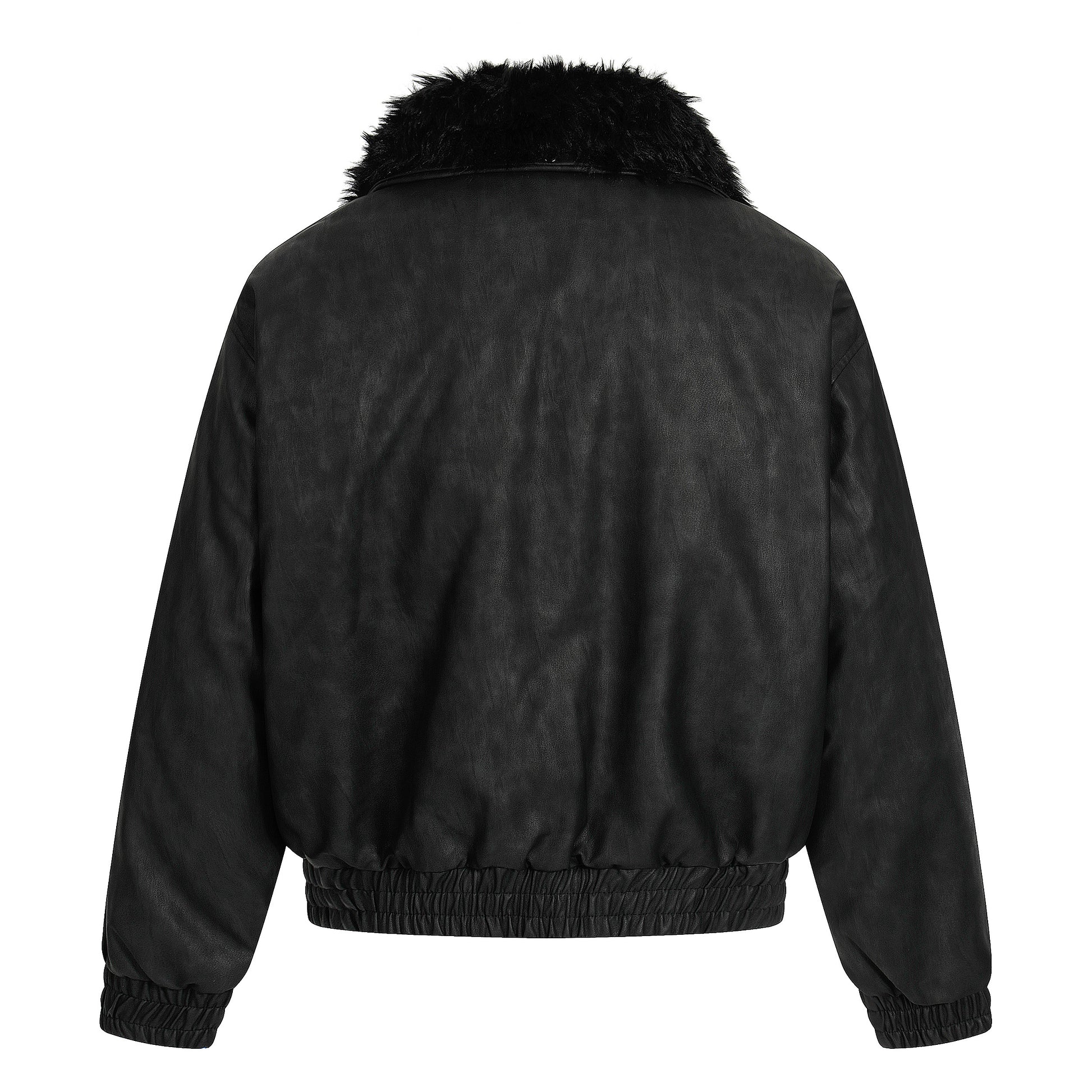 Vintage Pocket | Padded Suede Jacket - Santo 