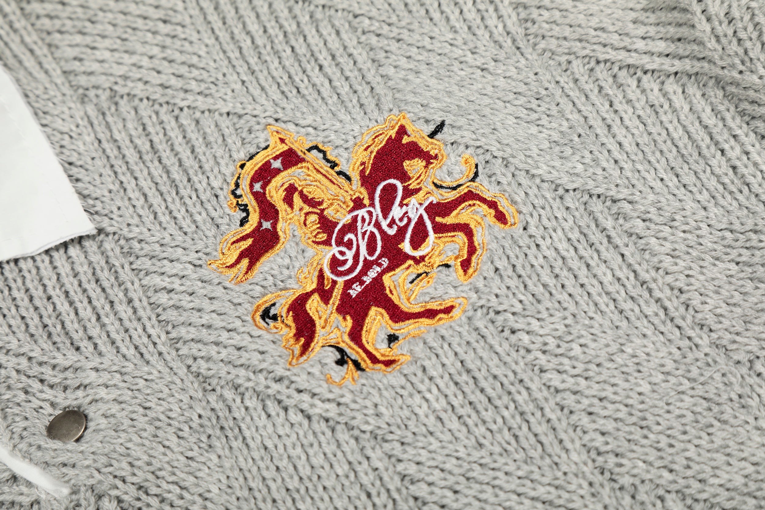 Red Gaze | Artistic Faces Strickpullover