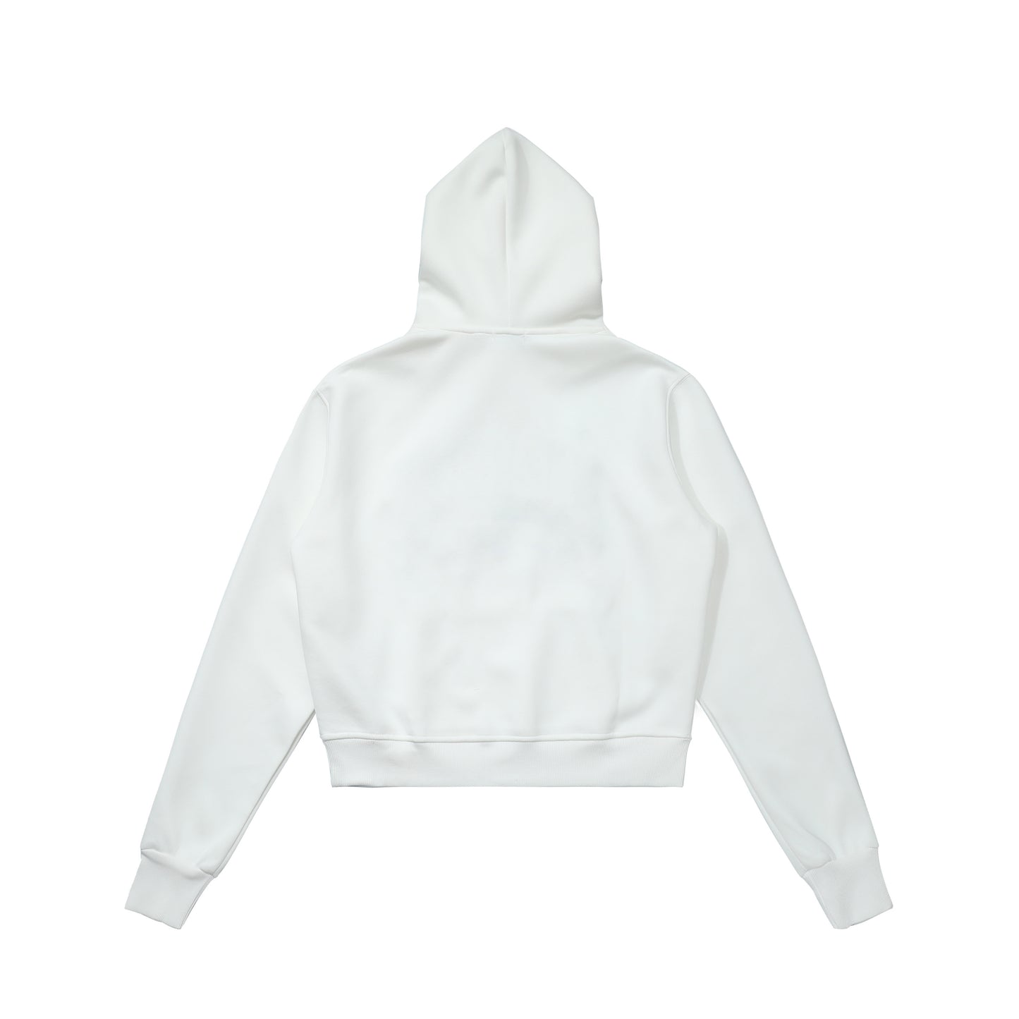 Merry Charm | Cropped Hoodie with Bow Print