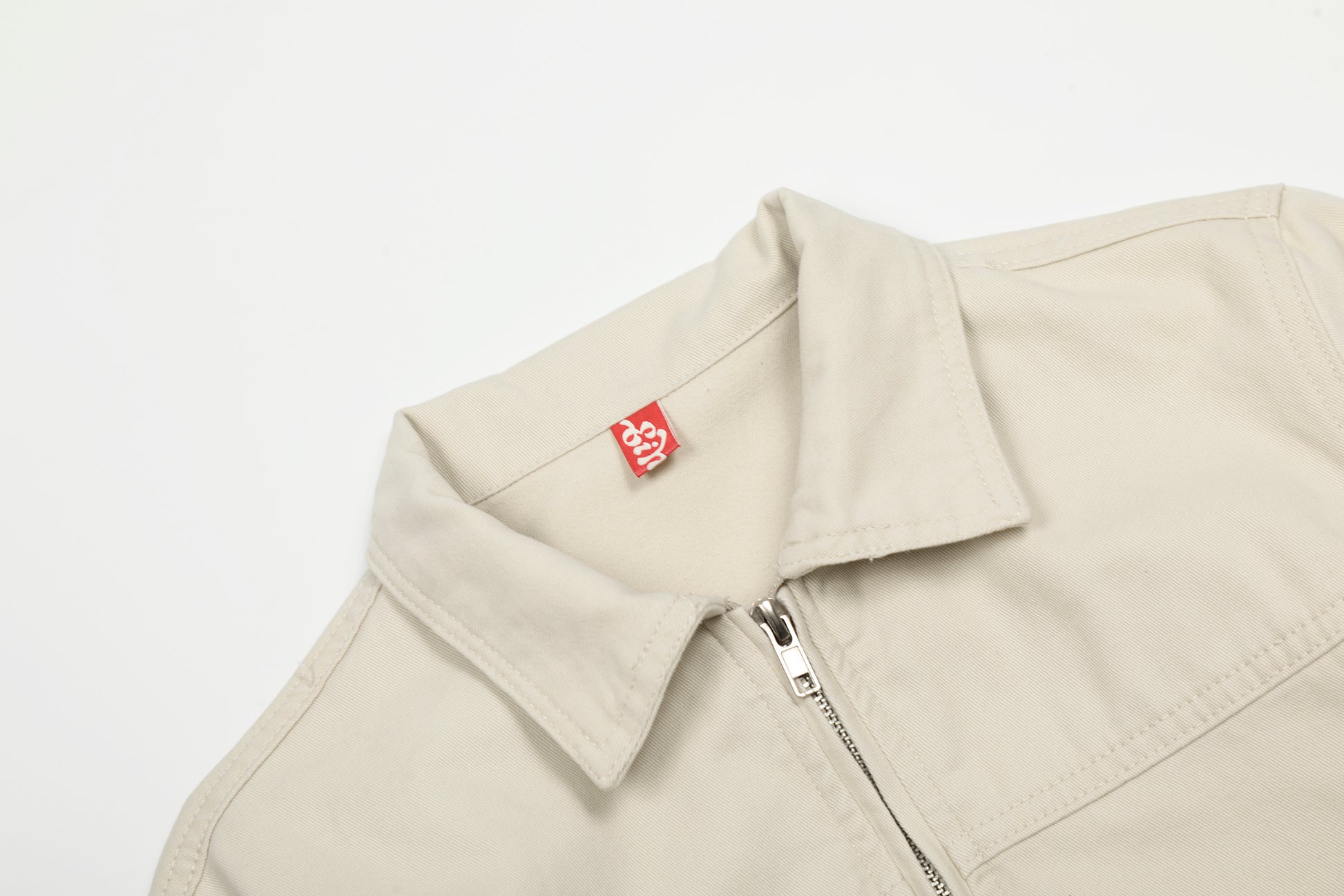 Steel Fade | Minimalist Zip-Up Denim Jacket - Santo 