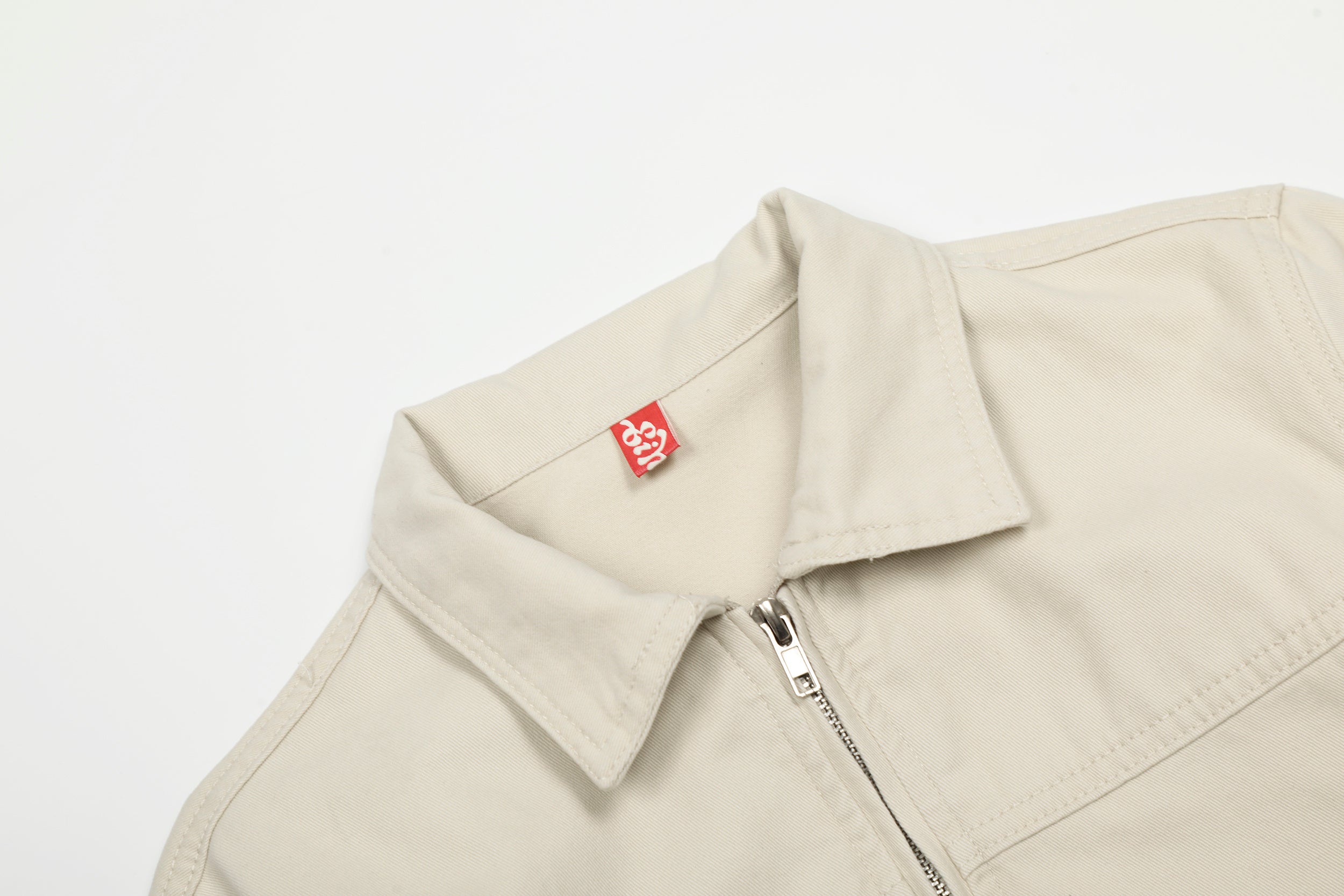 Steel Fade | Minimalist Zip-Up Denim Jacket