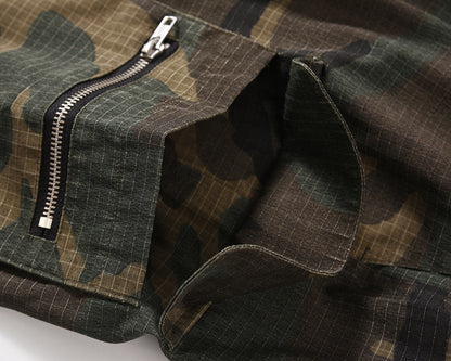 Utility Streetwear | Camo Cargo Shorts - Santo 