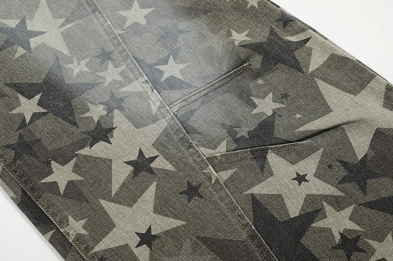 Camouflage | Machete RO Star Wide-Leg Jeans