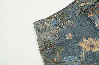 Floral Vintage Print | Carpenter Jeans - Santo 